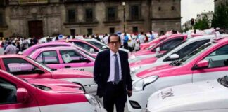 Los taxistas de Ciudad de Mexico toman las calles Los taxistas de Ciudad de Mexico toman las calles