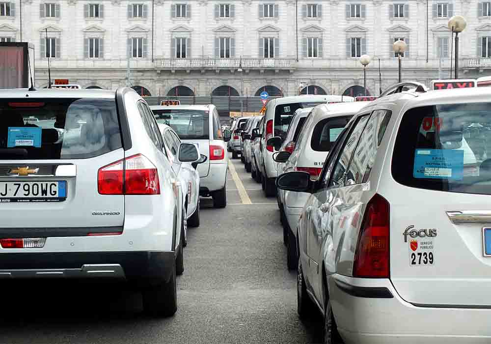 Huelga del Taxi en Italia por la inacción del gobierno